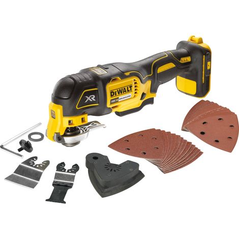 DEWALT 18V XR Utensile Multifunzione Oscillante Senza Spazzole, Unità Singola, DCS355N-XJ (1/4)