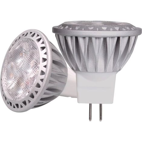 MR11 Ampoules LED Blanc Chaud 12V 3W Lampe, 20W 30W 35W Ampoule Halogene equivalent, Petite Mini Spot Lumiere 3 Watt 250 Lumen, 2700 Kelvin, Culot GU 4, Lot de 4 (1/5)