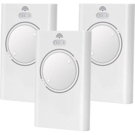 Lot de 3 Telecommande Portail 868MHz Compatible avec FAAC XT4 868 SLH LR, XT4 868 SLH, XT2 868 SLH LR, XT2 868 SLH (3pcs)