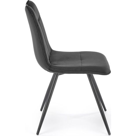 Chaise rembourrée noire W163, avec poignée, poignée (1/5)