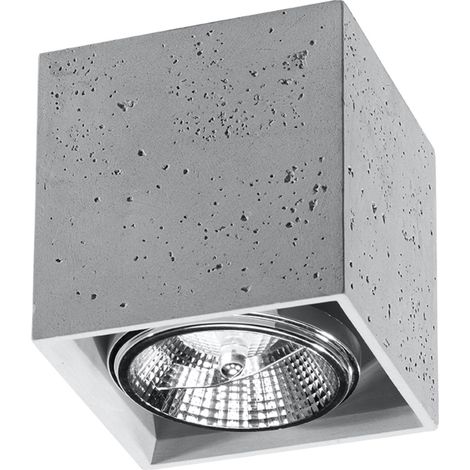 LUCIA 1 GU10 ES111 Deckenfundament Grauer Beton LUMILO 06.344.46 (1/5)