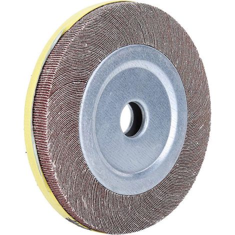 Meule pour le polissage de tubes en acier inoxydable, mille disques à hélice, tampon de polissage, grain 80 (1/4)