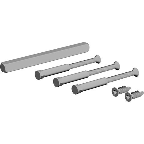 TECWERK Bef-set.NW-400-61 3xM4 inkl.Hülse,2x3,9x23 4-KT.9mm TECWERK