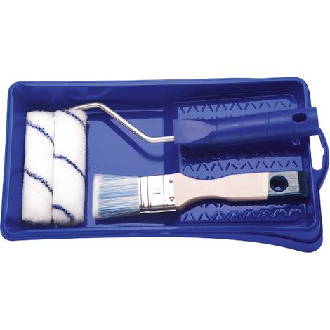 Kit de peinture : pinceau, bac à peinture, 2 rouleaux