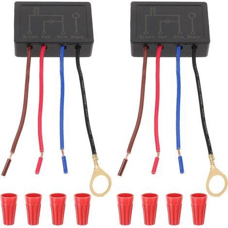 Kit di riparazione luci a sfioramento, comprensivo di modulo di controllo della luminosità con sensore tattile a tre vie per la sostituzione del sensore, come mostrato in figura. (1/2)