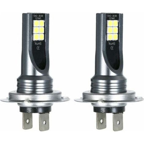H7 Voiture Led Antibrouillards 110W Ampoules Phares Kit 6500K Blanc Lumiere Courante Hid Decodeur Antibrouillards (1/4)