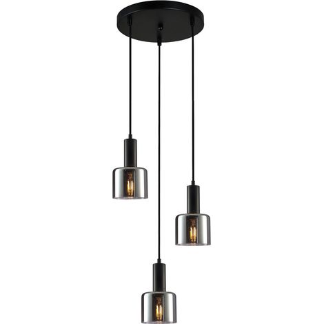 Italux Santia Moderne 3-flammige Cluster-Pendel-Deckenleuchte, E27 (1/2)