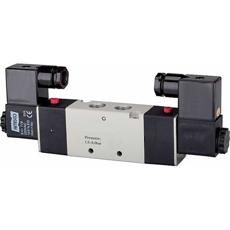 Riegler 5/2-Wegeventil elektropn. »4V« bist., G 1/4, 230V 50 Hz, 850l/min (1/3)