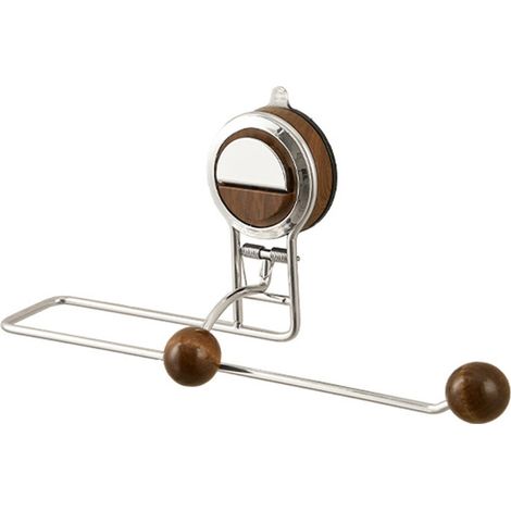 Porte-papier toilette à ventouse acier inoxydable pour WC (1/5)