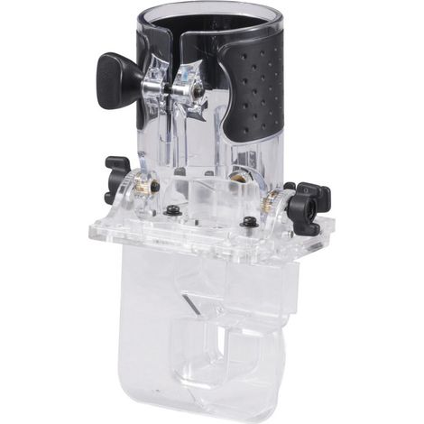 Makita Anfasmodul verstellbar, grobe Tiefeneinstellung, Winkeleinstellung 0-45°, transparent (1/2)