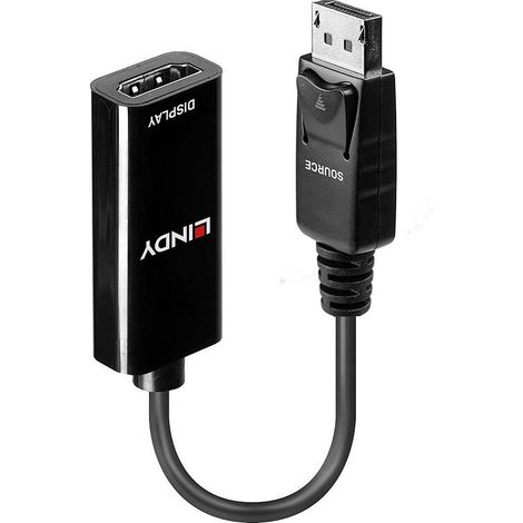 Convertisseur DisplayPort vers HDMI LINDY Noir
