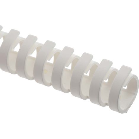 Goulotte de 20 mm x 20mm x 500mm, Flexible, en Polypropylène Blanc ( Prix pour Paquet de 10 )