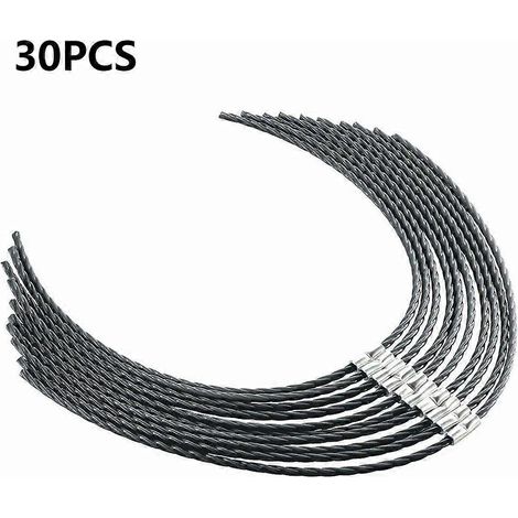 F016800431 30 pièces de fil de rechange pour débroussailleuse Bosch AFS 23-37, fil en nylon à cuillère avec boucle (1/4)