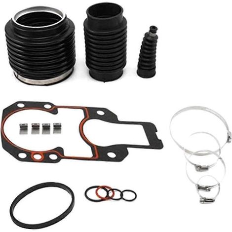 Kit de soufflet de câble d'échappement pour embases Mercruiser Alpha One Gen 2 avec joint 18654a1 74639a2 816 (1/5)