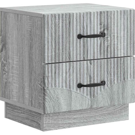 Nachttisch Graues Sonoma 43 x 34,5 x 44,5 cm Holzwerkstoff vidaXL