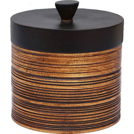 Boîte en bois massif pour thé, café, bijoux, avec couvercle, rangement maison – DELKEVIC