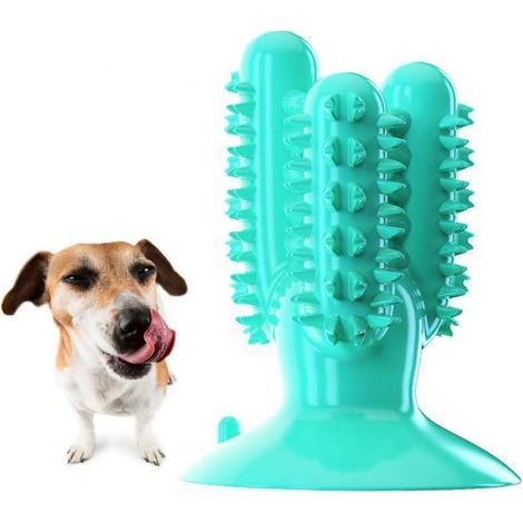 Cepillo de dientes para perros, rechinamiento de dientes en perros, palitos de limpieza dental, derrames de comida, prevención de mordeduras (1/2)