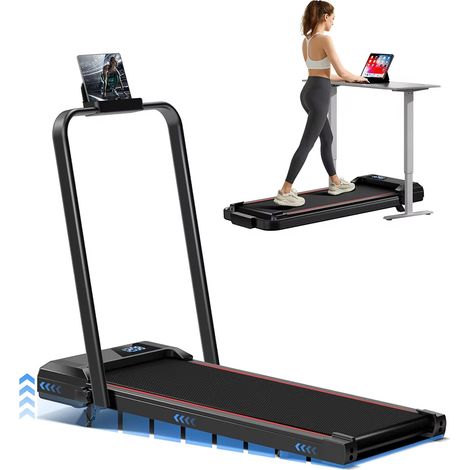 Tapis de course inclinable électrique 15 %, 2,5 CV, vitesse 10,5 km/h, écran LED, faible bruit, entraînement domicile (1/5)