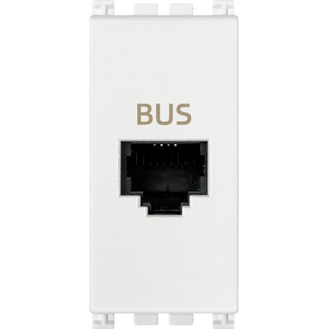VIMAR - 19329.B Presa RJ11 speciale per BUS bianco