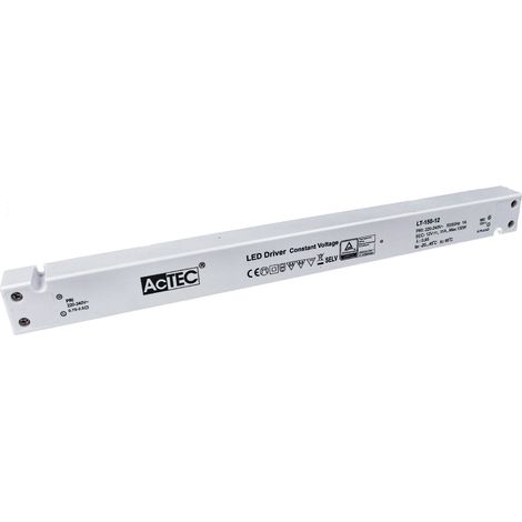 Alimentatore Ultra Slim Sottile 150W 12V Trasformatore CV Per Striscia Led Profili Alluminio (1/3)