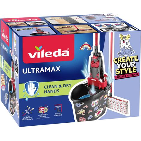 Vileda 183753 ULTRAMAX - Dirt is Good Limited Edition Ensemble d'essuie-glaces anthracite, rouge 1 pc(s) (1/3)