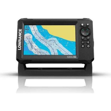 Combiné GPS sondeur - LOWRANCE - Eagle 7 - Sonde 50/200 HDI - Écran IPS - FishReveal™