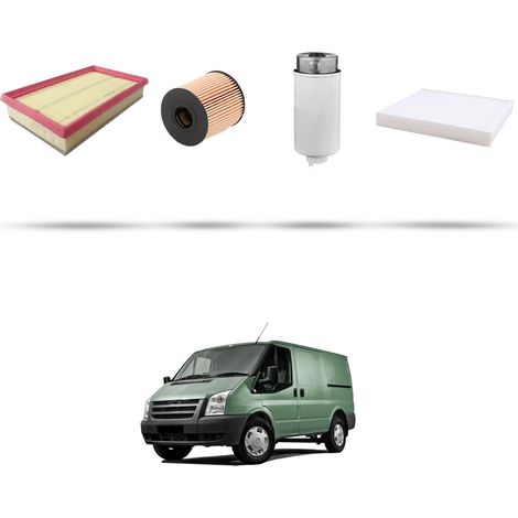 Kit tagliando 4 filtri compatibile con Ford Transit 2007 3.2 TDCi 147kw dal 2007 (1/5)
