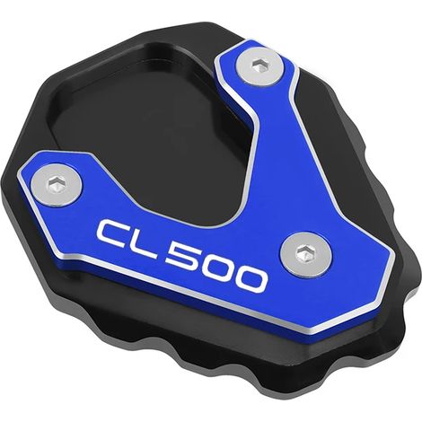 (Bleu-CL500) Compatible avec Honda Silver Wing GT 400 600 01-17 CL500 300 2023 2024 CBR650F. Support de béquille latérale, extension de béquille latérale, maxpower (1/4)