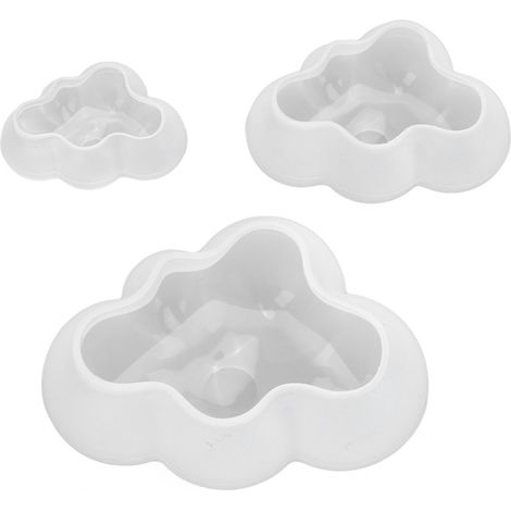 Moule en Silicone Nuages 3D pour Résine, Chocolat et Pâtisserie, Démoulage Rapide (1/5)