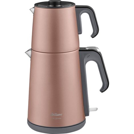 [NEUWERTIG] B-Ware Arzum Teekocher Teebereiter Cay Sefasi Teekanne Granatapfel Warmhaltefunktion