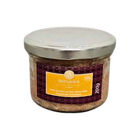 Hähnchenbrust mit Reis und Karotten 200g  für Bauchspeicheldrüse und Leber  nur 2,3% Fett  Paul & Paulina (1/2)