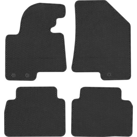 Tappetini dedicati per Kia Sportage III dal 2010 al 2015 - EVA A NIDO D'APE NERO (1/5)
