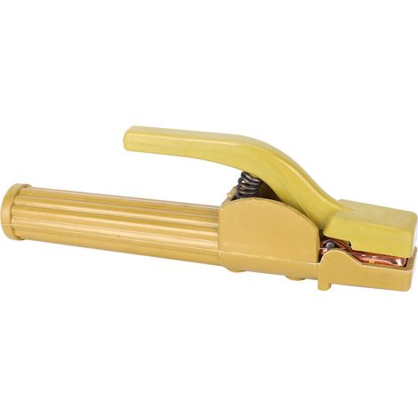 Pince à souder, porte-électrode, poignée allongée en cuivre, protection anti-brûlure et anti-fuite (1/5)