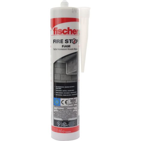 Mastic acrylique coupe-feu - FIAM blanc - Fischer (1/3)
