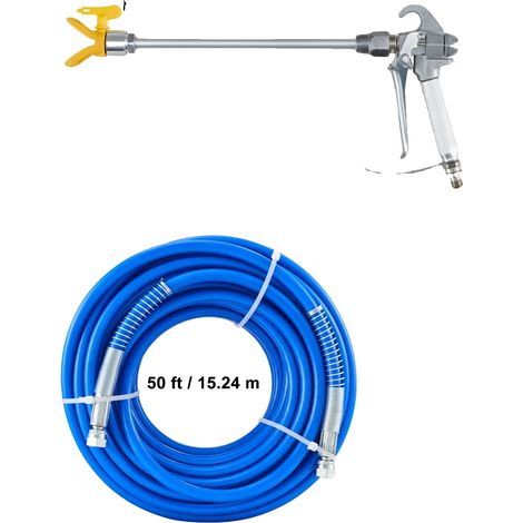 Kit de pulvérisation sans air, 3600 psi, tuyau de 50 pieds, 50ft (1/5)