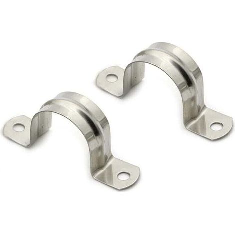 Collier Fixation Tube 25mm - 25mm Collier de Serrage, 25 PCS Acier Inoxydable U-Tube Pince Anneau De Connexion Tuyau Pince Carte Carte D'équitation Selle Carte Tuyau Attache (1/5)
