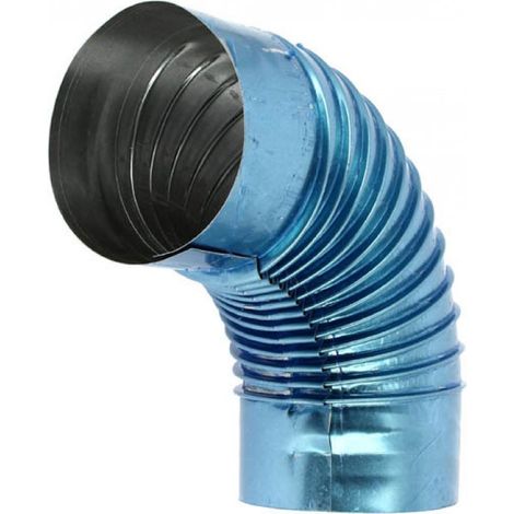- Coude plissé aluminié 90° Ø139mm - 372139 - - Coude plissé aluminié 90° Ø139mm - 372139 (1/4)