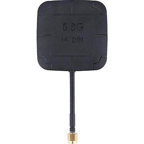 Antenne FPV plate à gain élevé 5,8 GHz 14 dBi RP-SMA pour récepteur de drones RC quadricoptères FPV M (1/4)