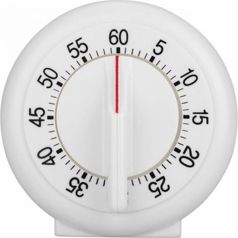 60-Minuten-Rundtimer, mechanischer Küchenzähleralarm