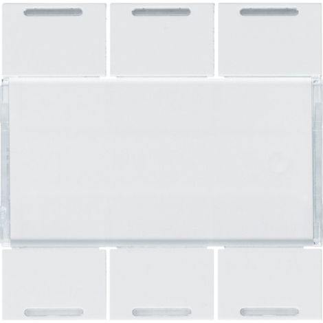Enjoliveur 6 boutons poussoirs KNX gallery LED pure (WXE316B)