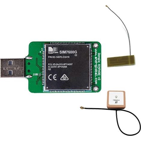 SIMCOM SIM7600G H Dongle USB + Antenne HSPA + GSM GPRS EDGE UMTS LTE 4G Cat4 Module pour SIM7600 SIM7500 (1/5)