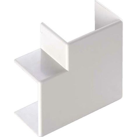 Angolo Piano Per Canale Dim. 80X80 Bianco (Elettrocanali Cod. Ecap8080B)