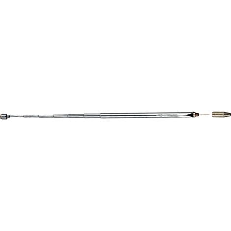 Alkan Mini Asta telescopica magneti di sollevamento/magnete/magnetica penna/estensibile con clip e (Ritz ago/Tracciare) Ago per ugello di lavaggio lunghezza 65 cm Forza di trazione 700 G (1/3)