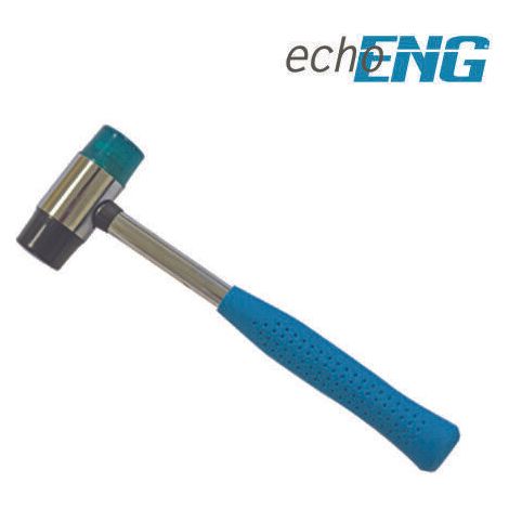 Martello con Coppia di teste in gomma e fibra Ø 30 mm - echoENG - UM 50 MA30