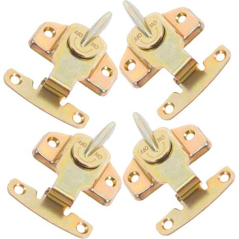 Loquets de bureau en métal, 4 verrous connexion pour tables salle (1/5)
