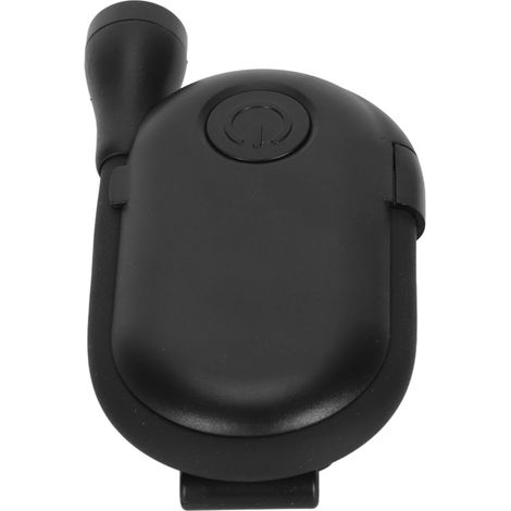 Lampe de lecture à pince noire miniature, rechargeable par USB, 3 températures de couleur réglables (1/5)