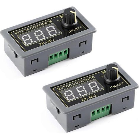 Lot de 2 contrôleurs de vitesse de moteur PWM MG CC 5V 12V 24V (1/5)