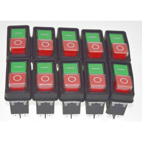 10x Belle 240V Electric Cement Concrete Mixer On Off Switch Button (1/3)