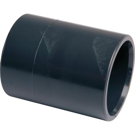 Manchon PVC pression noir - GIRPI - Femelle Diamètre 40 mm