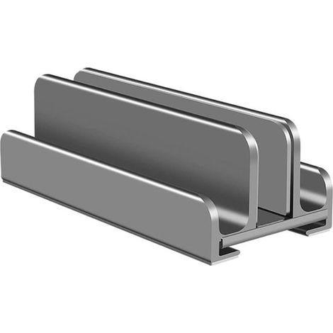 Soporte vertical para portátil - Soporte ajustable para portátil - Refrigerador para portátil/tableta - Tres ranuras - Compatible con todos los modelos de portátiles de hasta 17,3 pulgadas. (1/4)